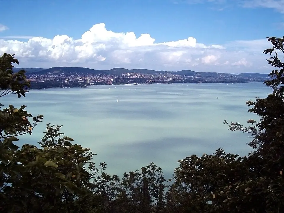 Lake Balaton from the Tihany peninsula